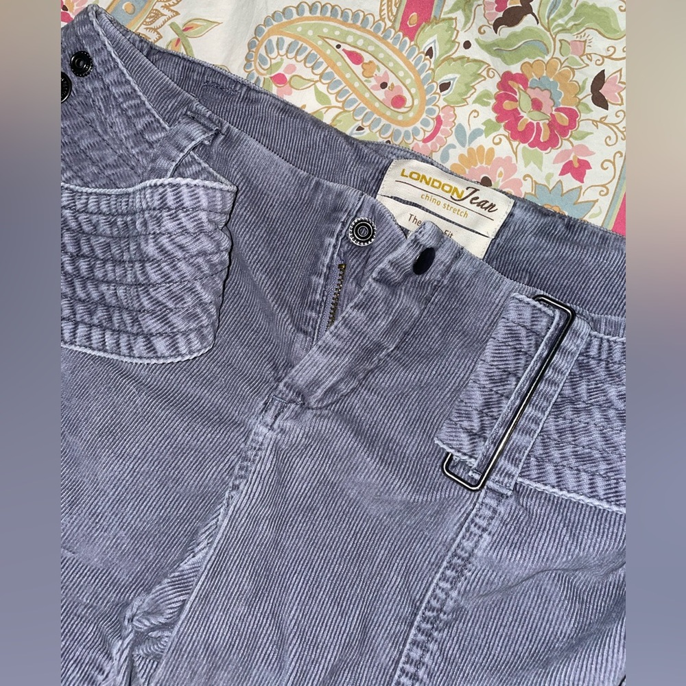 Corduroy low-rise pants from London Jean